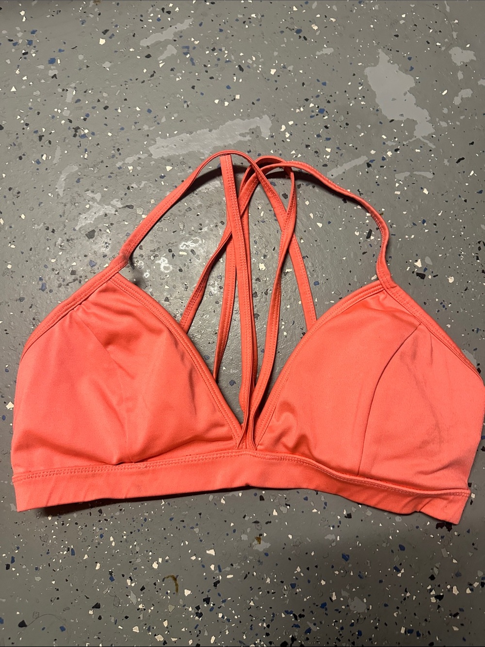 Forever 21 Coral Strappy Bralette